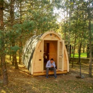 Szauna kunyhó 2,4 m x 4,0 m