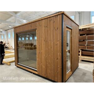 LUX-QUBE szauna 2,3 x 4,4 m (thermowood)