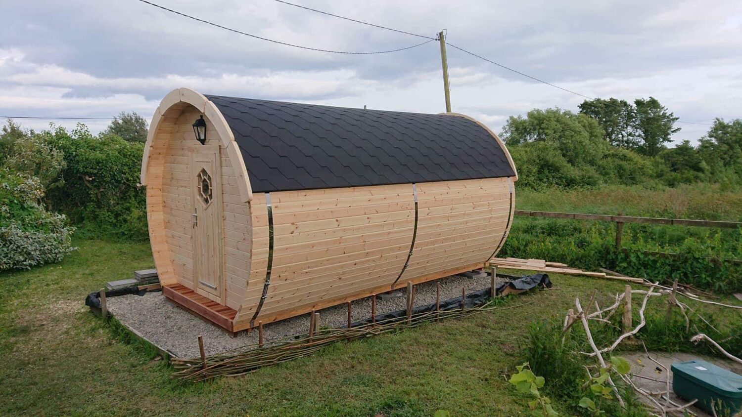 Kemping hordó 3,0 m x 5,9 m